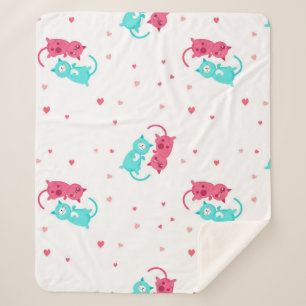 Cobertor Sherpa Padrão de Cat