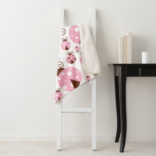 Cobertor Sherpa Padrão De Damybugs, Damybugs Bonitos, Damybugs Ros