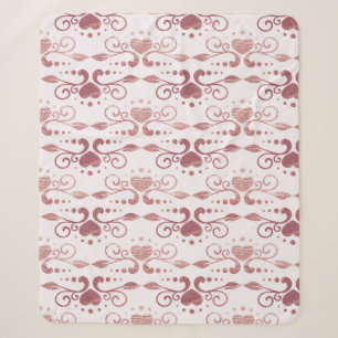 Cobertor Sherpa Padrão de deco de arte. Papel de parede. Japonês