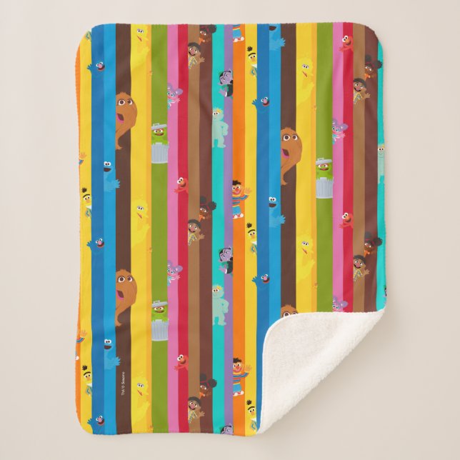 Cobertor Sherpa Padrão de distribuição unida (Frente)