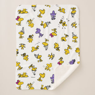 Cobertor Sherpa Padrão de diversão em Woodstock