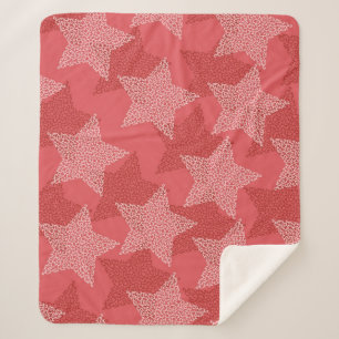 Cobertor Sherpa Padrão de estrelas
