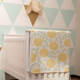 Cobertor Sherpa Padrão de girassol do País Brilhante