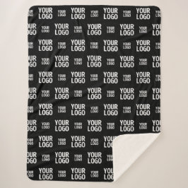 Cobertor Sherpa Padrão de imagem, design ou logotipo de negócios e