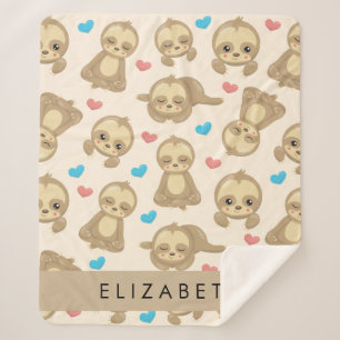 Cobertor Sherpa Padrão De Lúteras, Lúteras Bonitas, Corações, Seu