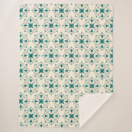 Cobertor Sherpa Padrão de Mandala Sherpa Blanket