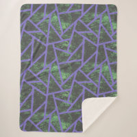 Padrão de mosaico violeta e verde