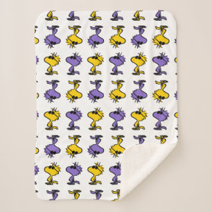 Cobertor Sherpa Padrão de óculos solares Legal de madeira