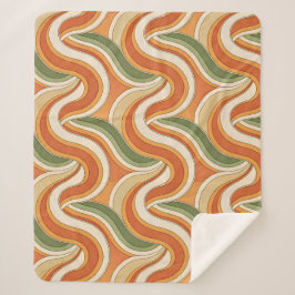 Cobertor Sherpa Padrão de ondas mágicas