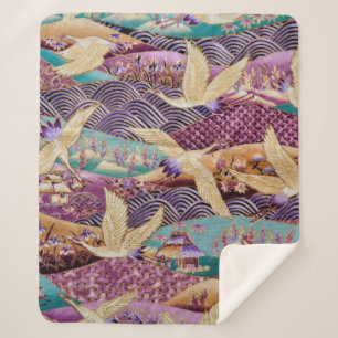 Cobertor Sherpa Padrão de tecido do tecido