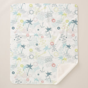 Cobertor Sherpa Padrão de Verão