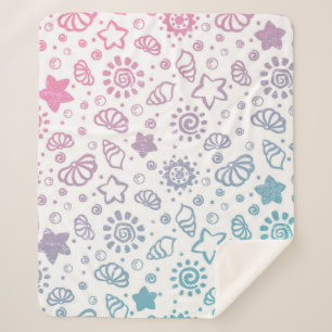 Cobertor Sherpa Padrão de Verão