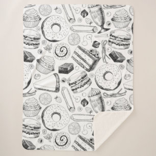 Cobertor Sherpa Padrão delicioso