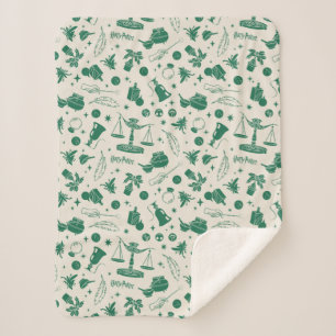 Cobertor Sherpa Padrão do Clube Classe HOGWARTS™