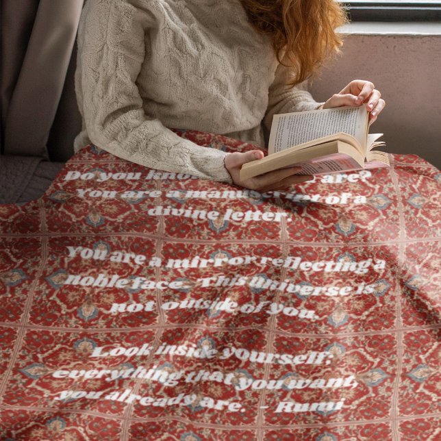 Cobertor Sherpa Padrão Elegante de Azulejo Personalizado Ofertas I (Custom Elegant Tile Pattern Iranian Gifts for Her)