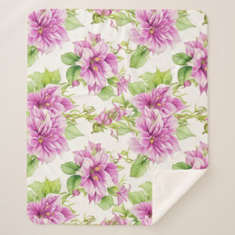 Cobertor Sherpa Padrão Floral I Flores Lima