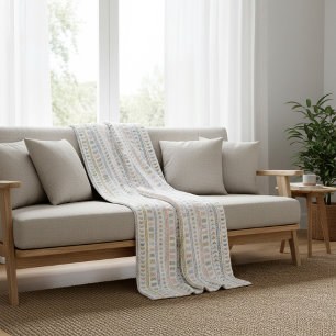 Cobertor Sherpa Padrão Folclórico escandinavo Atira Panela