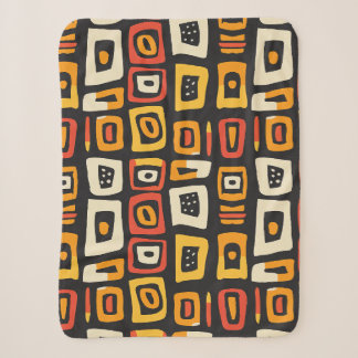 Cobertor Sherpa Padrão Geométrico Abstrato Africano