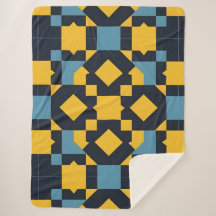 Padrão Geométrico Abstrato com Cores Vibrantes