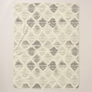 Cobertor Sherpa Padrão Geométrico Elegante Inspirado no Lace
