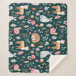 Cobertor Sherpa Padrão Infantil de Fada de Cadeias