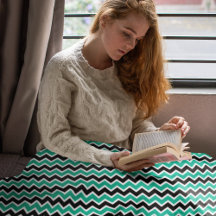 Padrão Negra Verde-Teal Moderno