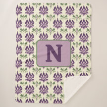 Padrão Ornamental Lily Motif