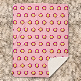 Cobertor Sherpa Padrão sem costura do ventilador eterno ativado