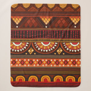 Cobertor Sherpa Padrão tribal perfeito. 