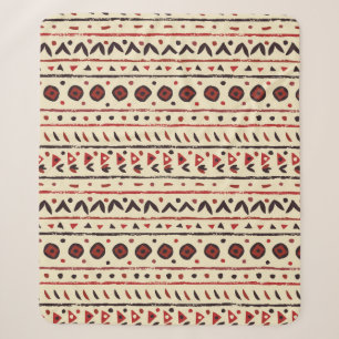 Cobertor Sherpa padrão uniforme abstrato