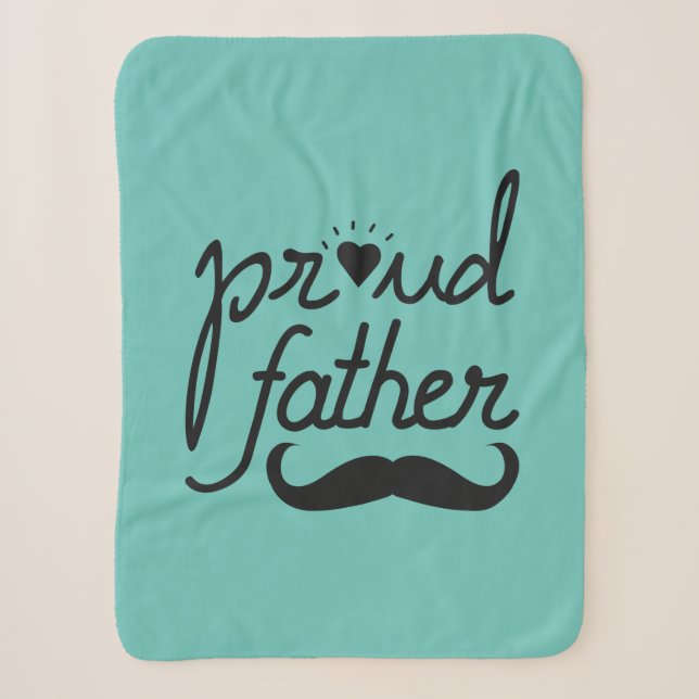 Cobertor Sherpa Padre Gift Pai Orgulhoso (Frente)