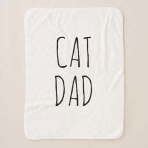Cobertor Sherpa "Pai de Gato" Simples Farmhouse Moderno