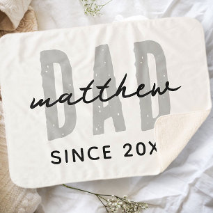 Cobertor Sherpa Pai Desde o 20XX moderno e simples pré-disquete