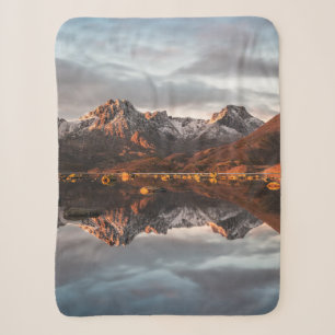 Cobertor Sherpa Paisagem Montanha da Noruega Fotografia