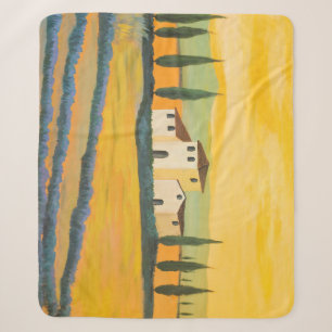 Cobertor Sherpa Paisagem tucana, pintor privado, pintura acrílica