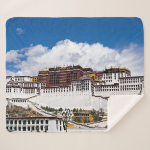 Cobertor Sherpa Palácio de Potala em Lhasa - Tibete