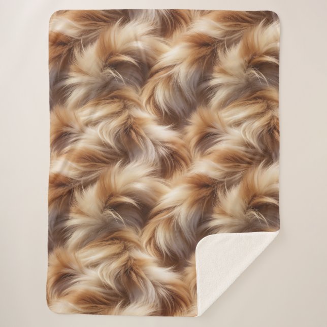 Cobertor Sherpa Palimpsesto (Frente)