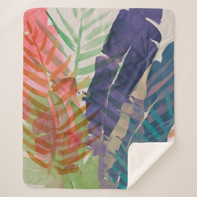 Cobertor Sherpa Palmas Elétricas (Frente)