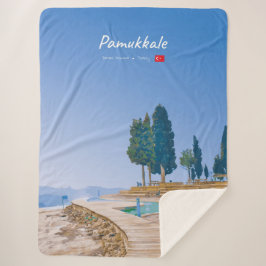Cobertor Sherpa Pamukkale, Turquia - Piscinas Termais