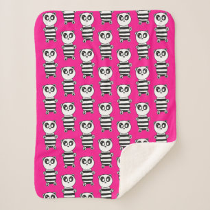 Cobertor Sherpa Panda Kids