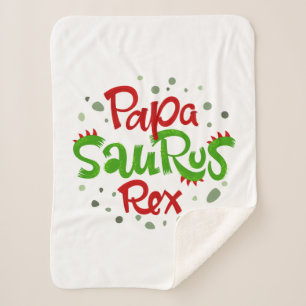 Cobertor Sherpa Papa Surus Rex Graphic