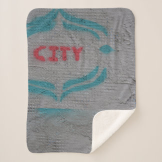 Cobertor Sherpa Papel branco da impressora