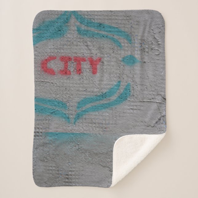 Cobertor Sherpa Papel branco da impressora (Frente)