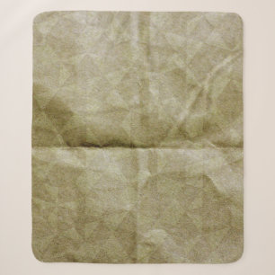 Cobertor Sherpa Papel castanho enrugado. Aumenta o papel. Plano de