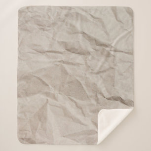 Cobertor Sherpa Papel de embrulho de textura em papel