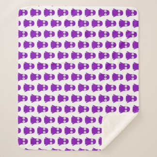 Cobertor Sherpa Papel de embrulho fosco Snoomies, 76 cm x 1,8 m