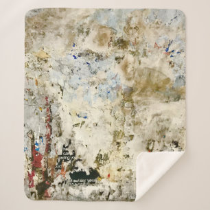 Cobertor Sherpa Papel de parede castanho e vermelho