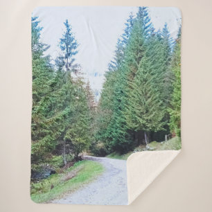 Cobertor Sherpa Para o Coração da Floresta - Natureza Selvagem Rom