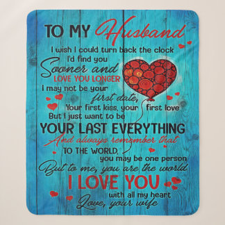 Cobertor Sherpa Para o meu marido | Presente para decoração de cas
