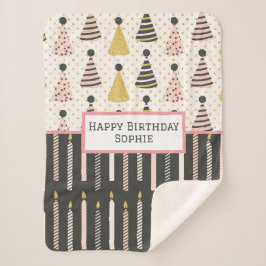 Cobertor Sherpa Parabéns Sherpa Blanket